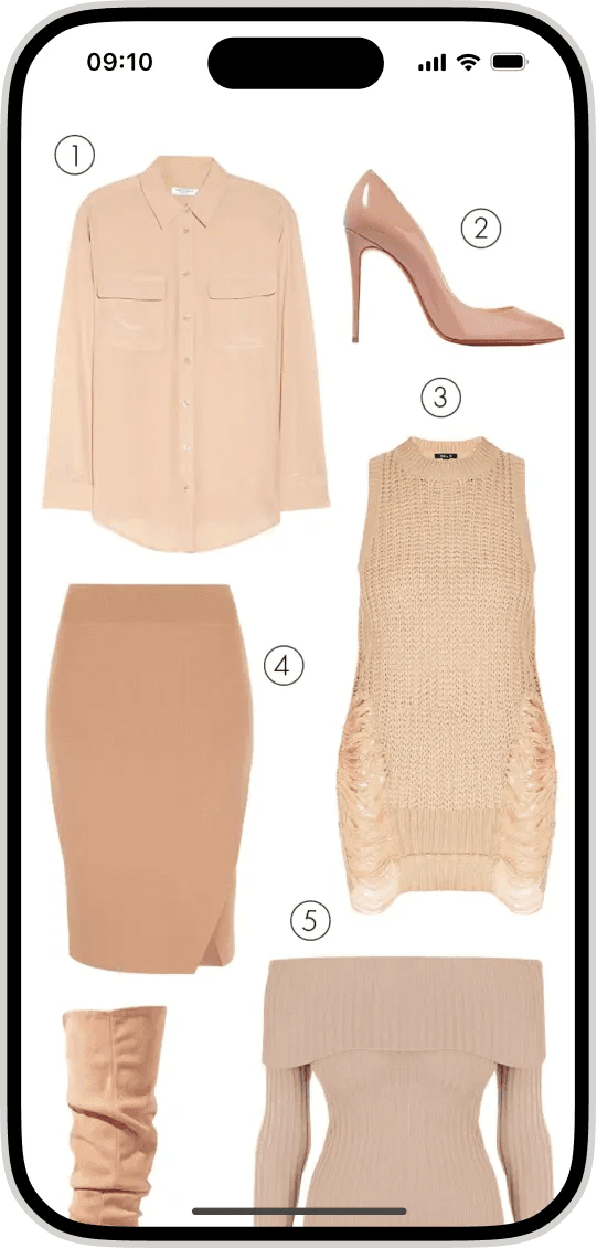 Kourtney Kardashian app shop the look