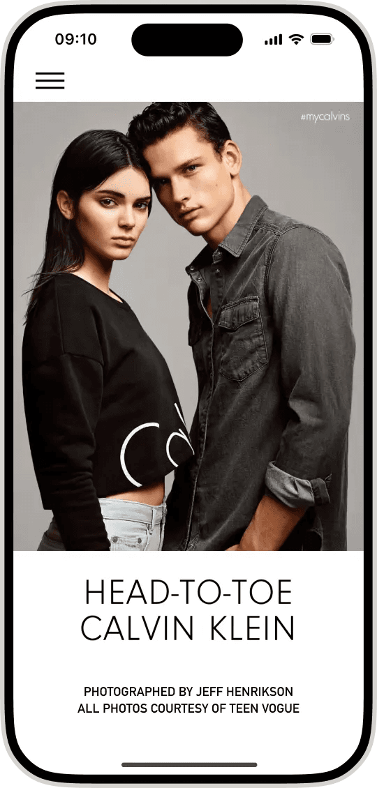 Kendall Jenner app article